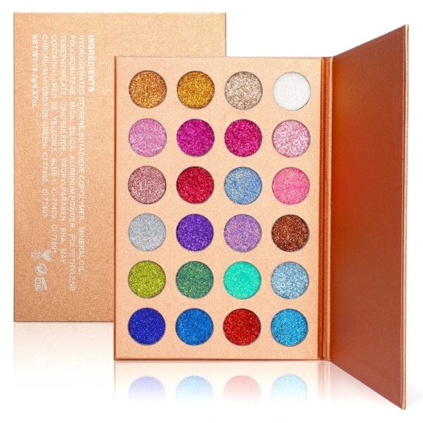 DE'LANCI Pressed Glitter Eyeshadow Palette