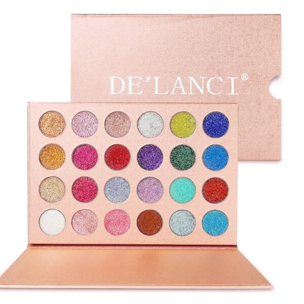 DE'LANCI Pressed Glitter Eyeshadow Palette