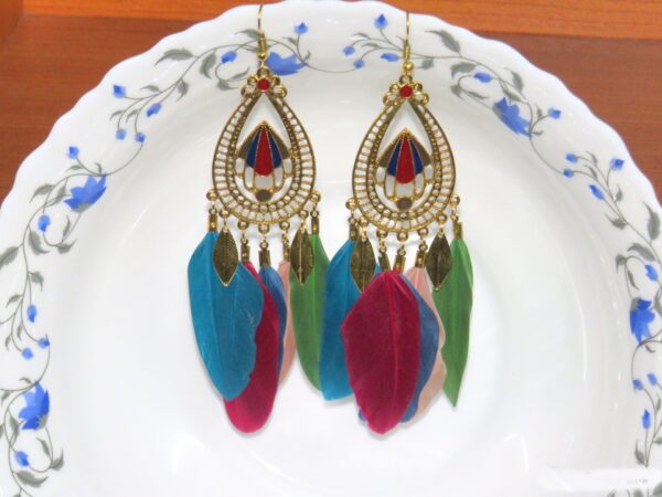 Bohemian Feather Earrings