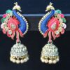 The Fabulous Fanning Peacock Multicolored Earrings