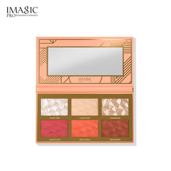 IMAGIC Highlight Blush Contour 3 in 1 Palette