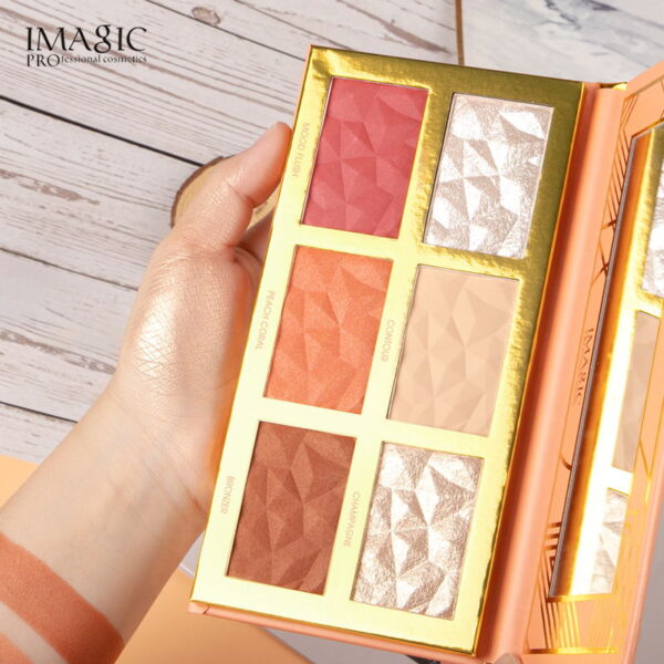 IMAGIC Highlight Blush Contour 3 in 1 Palette