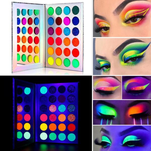 DE'LANCI Aurora Glow Neon Eyeshadow Palette