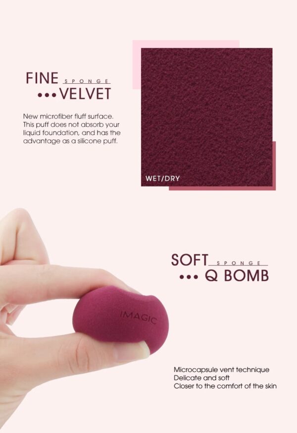 IMAGIC Latex Free Makeup Sponge