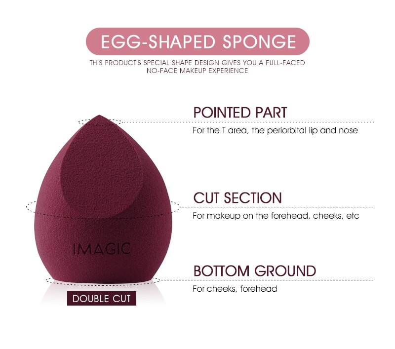 Makeup Sponge - Tear-Shaped Beveled