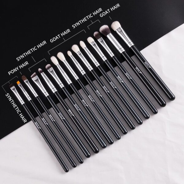 BEILI 15 Pcs Eye Makeup Brushes Set