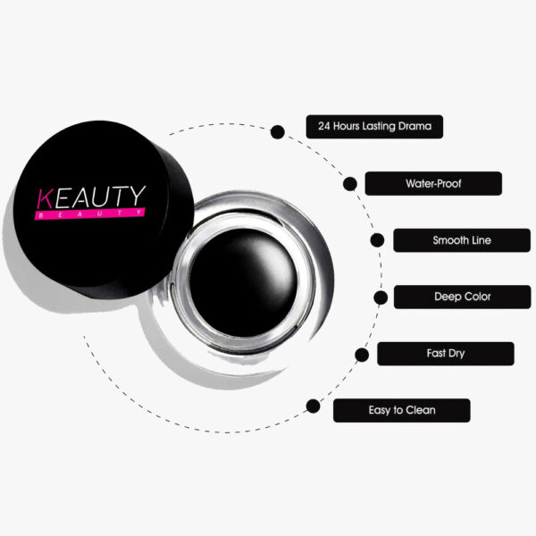 Keauty Beauty Long Wear Gel Eyeliner