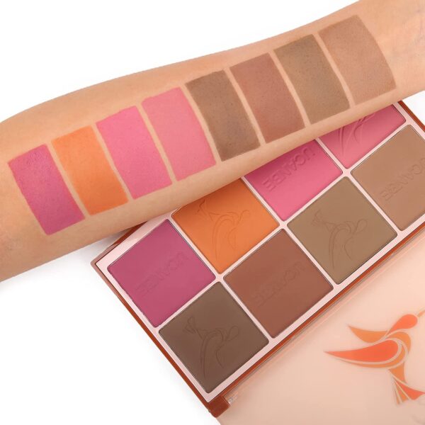 UCANBE Versatility Blush Contour 8 Color Palette