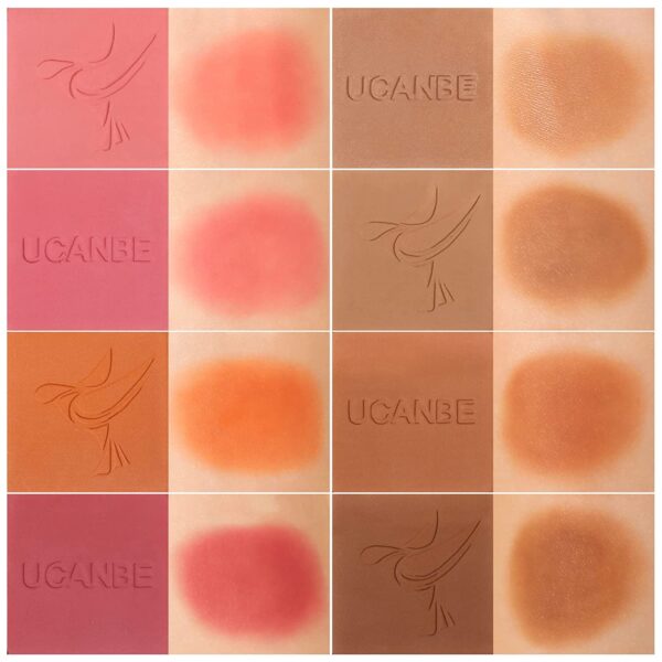 UCANBE Versatility Blush Contour 8 Color Palette