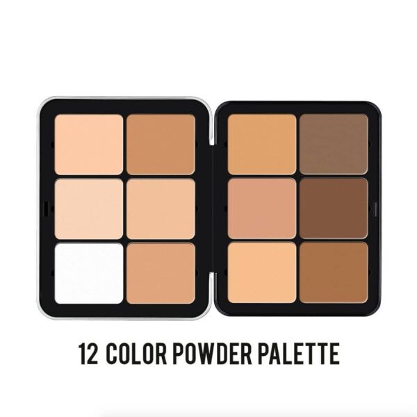 Ferrarucci 12 Color Powder Contour Palette