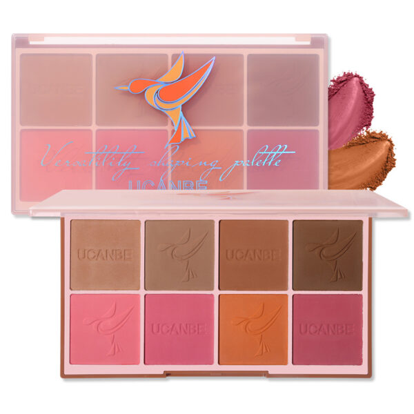 UCANBE Versatility Blush Contour 8 Color Palette